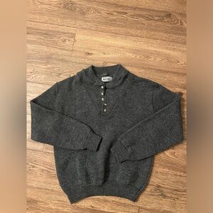 Vintage Remington Sweater Mens XL Wool Blend Button